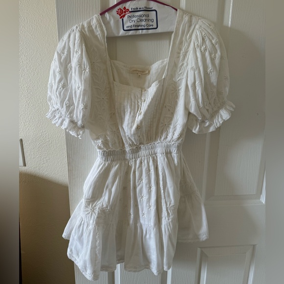 Loveshackfancy Mini White Dress - Picture 2 of 4